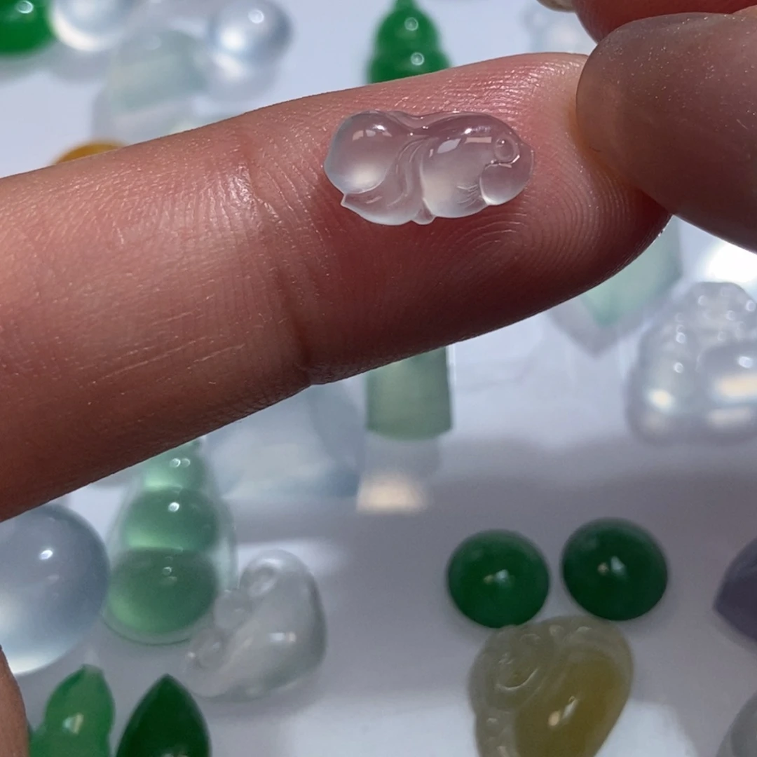 未镶嵌定制翡翠翡翠13.1/6.2/2.2