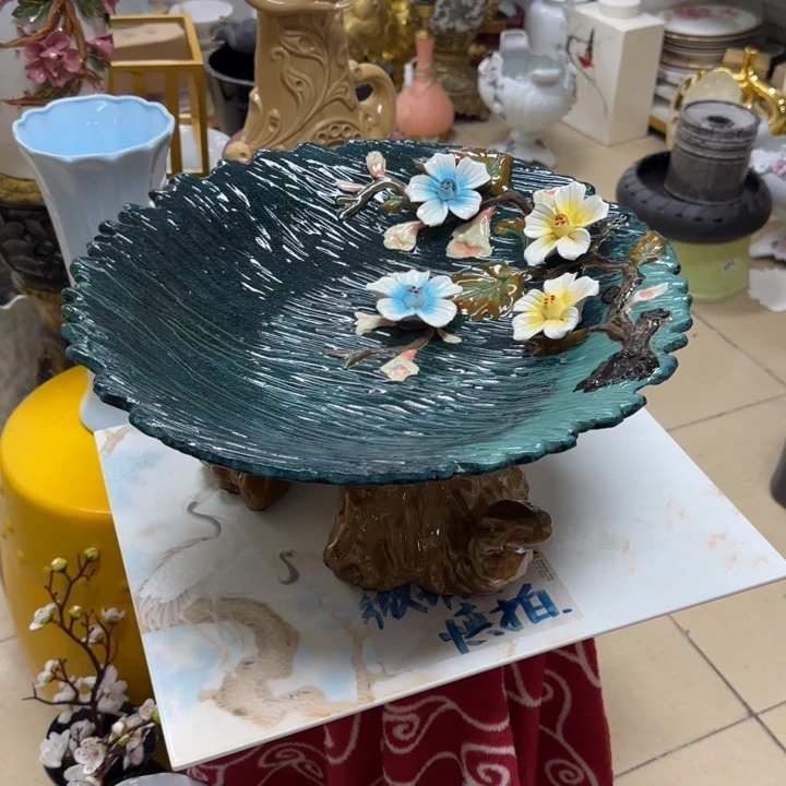 瓷片陶瓷工艺花瓶摆件