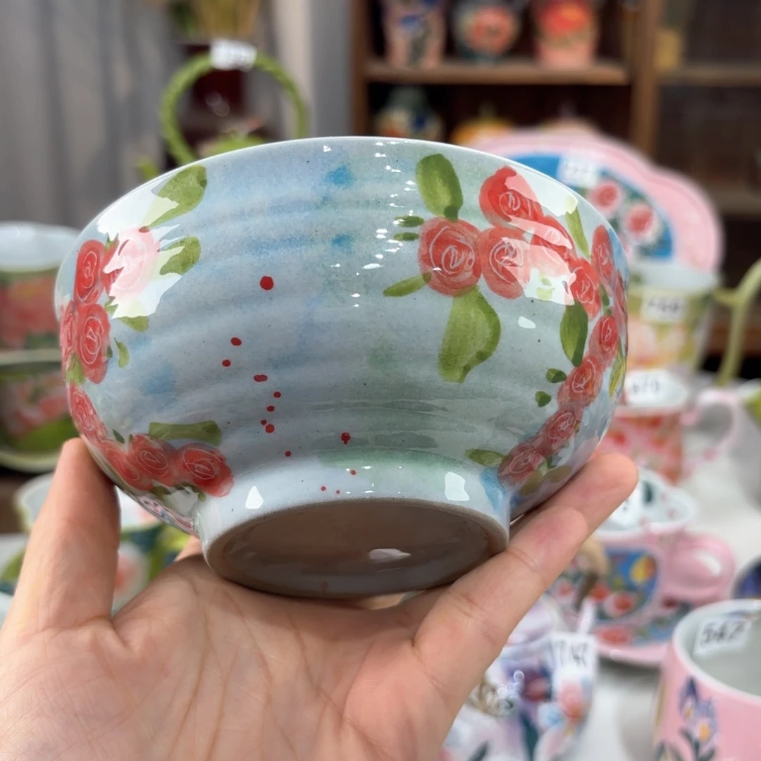 景德镇手绘高温釉下彩陶瓷茶具