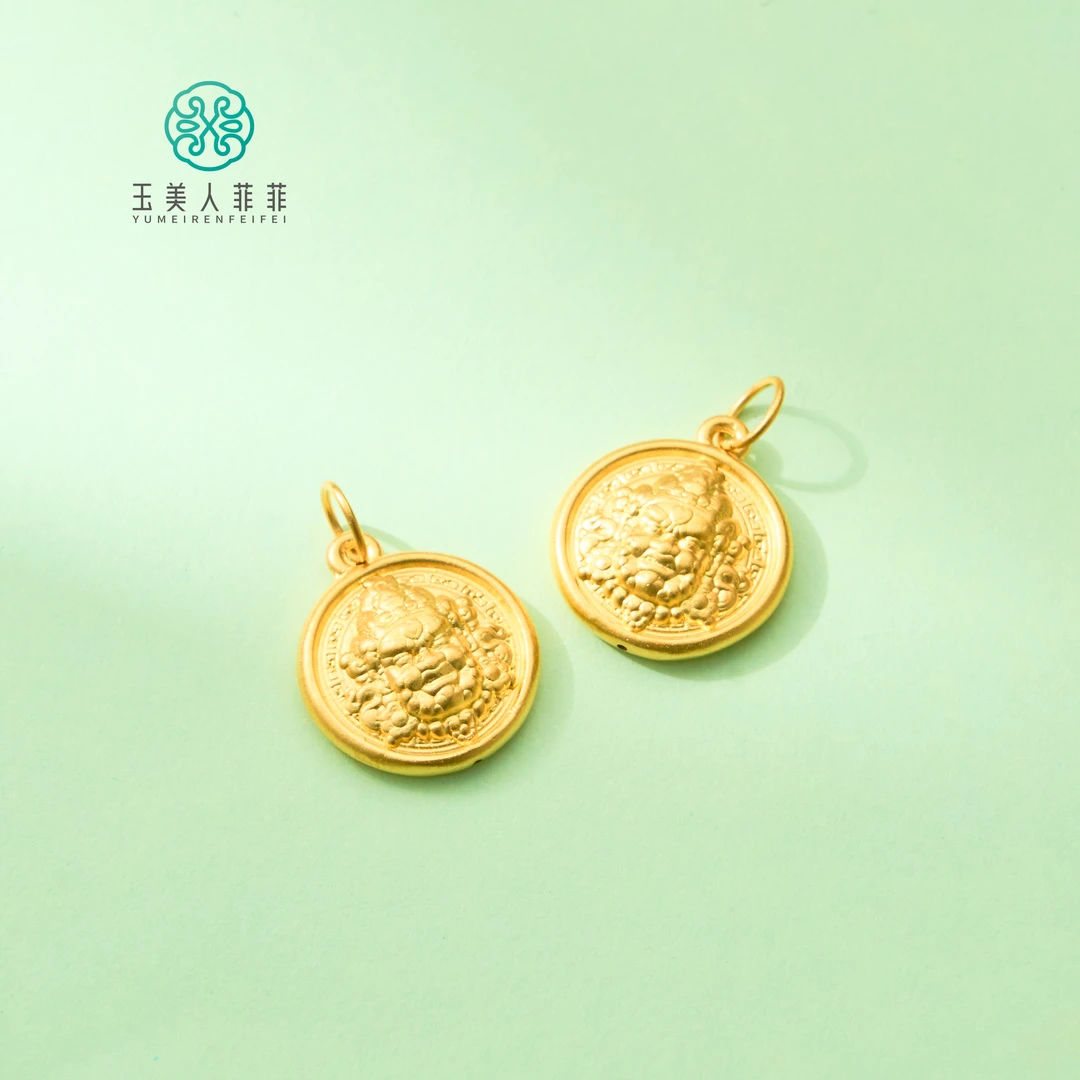 吊坠足银  菲菲珠宝好^足银吊坠约18mm/多样性发一