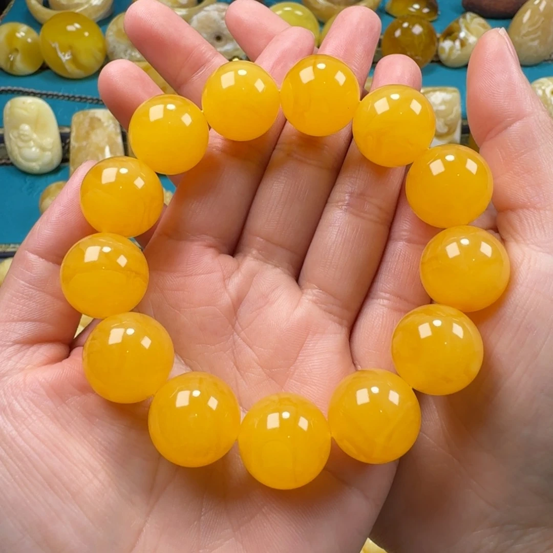 琥珀手链未镶嵌蜜蜡