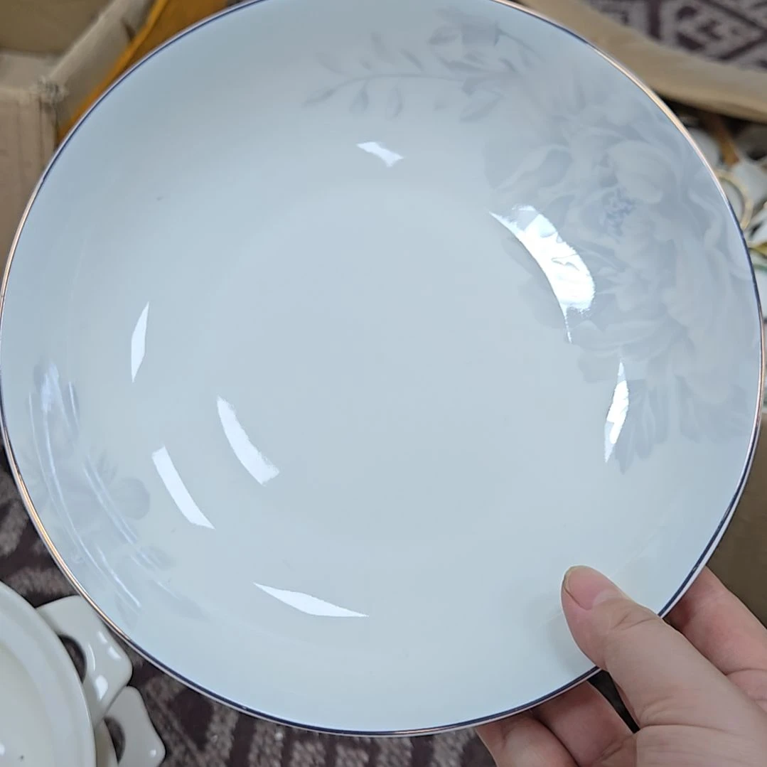 瓷片微瑕月光8寸4个深盘6666666