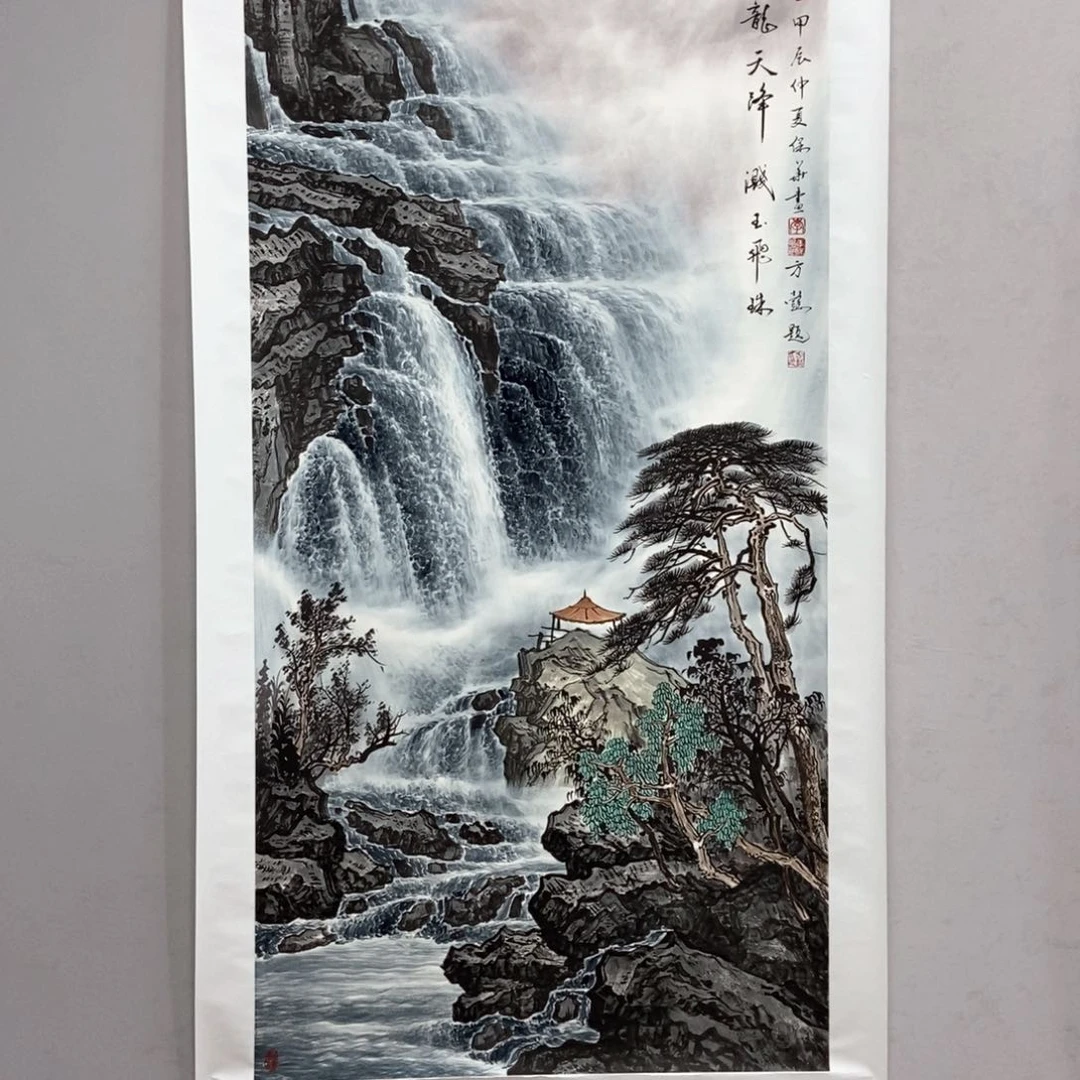 国画李保华四尺真人真品