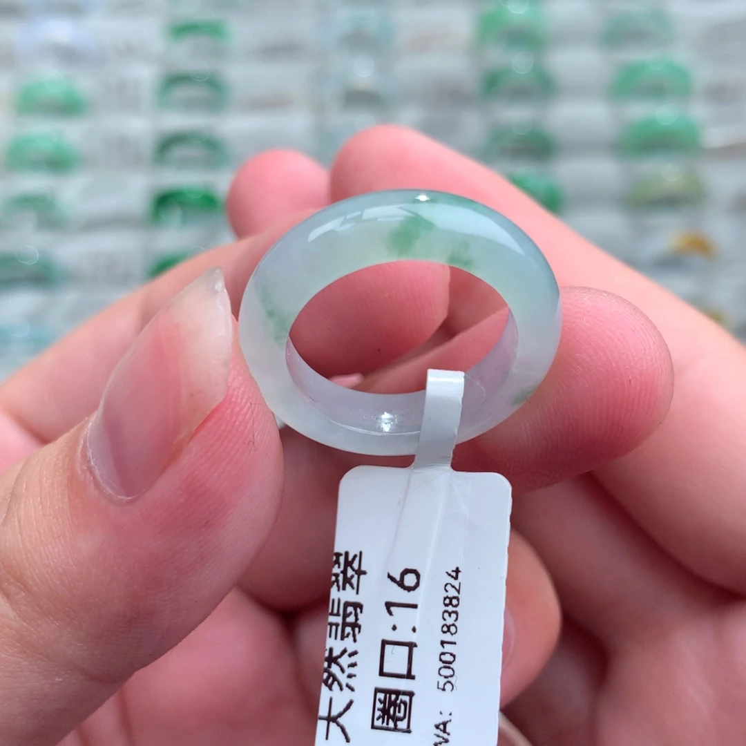 翡翠戒指未镶嵌天然