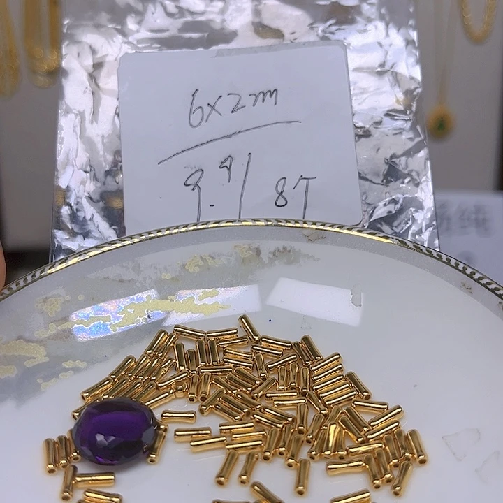 紫晶颈饰银S925镶嵌紫晶925镶嵌85