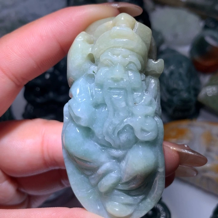 翡翠未镶嵌颈饰保真天然A货翡翠