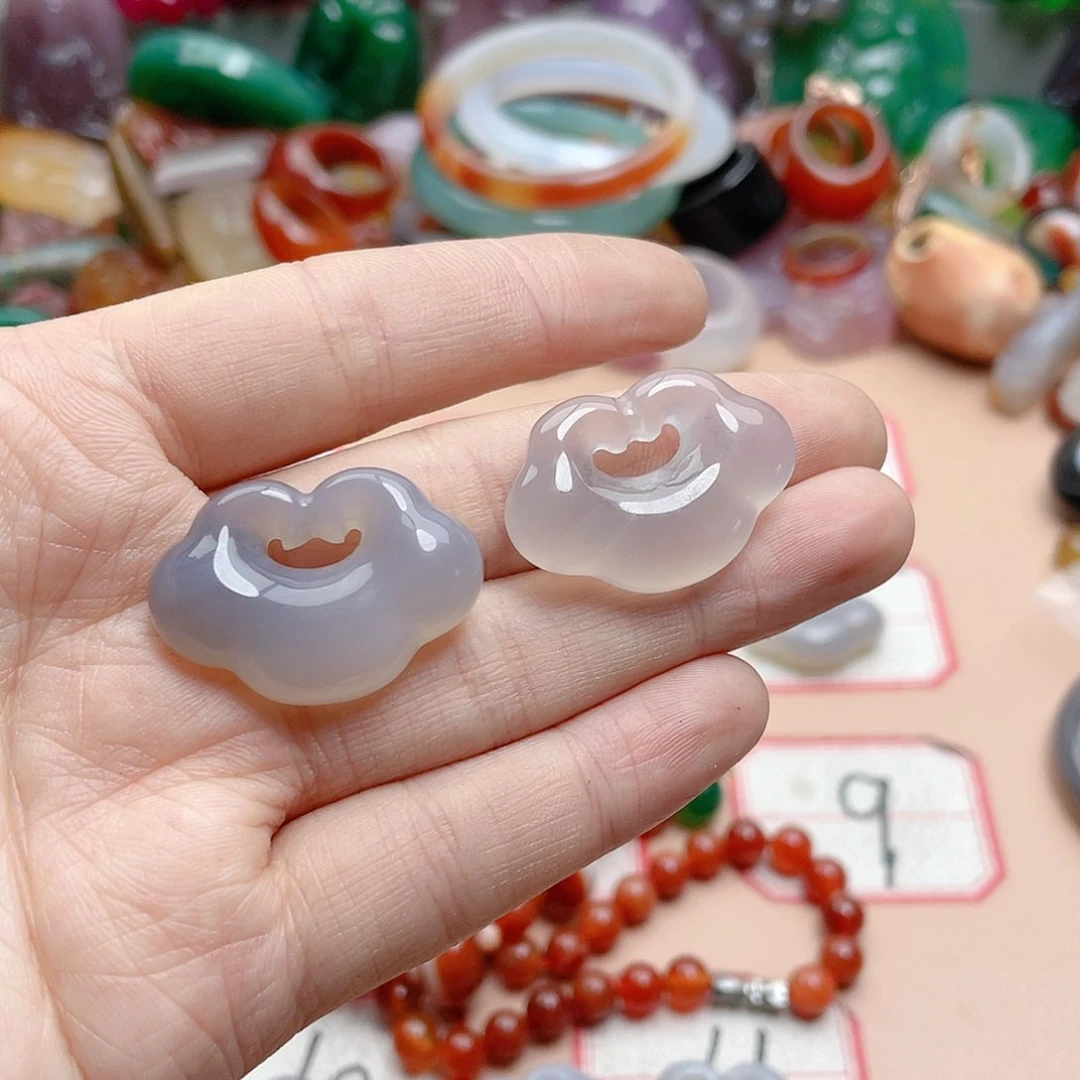 玛瑙/玉髓颈饰合金非****梅