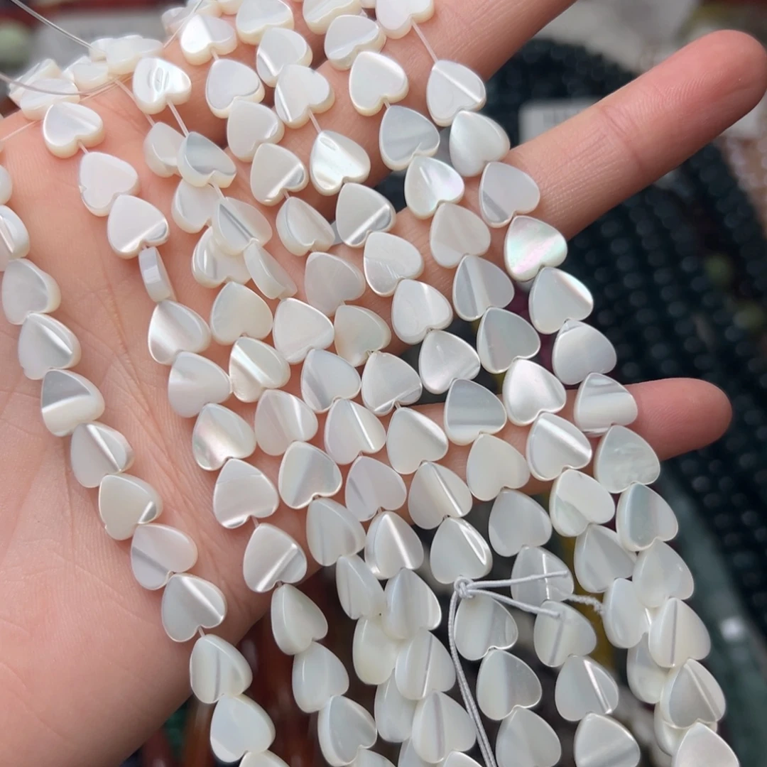 玛瑙/玉髓合金珠宝半成品H12。8mm天然老鱼骨爱心一条