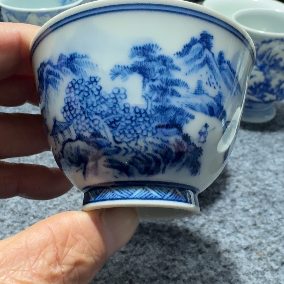 现代景德镇陶瓷手绘茶具