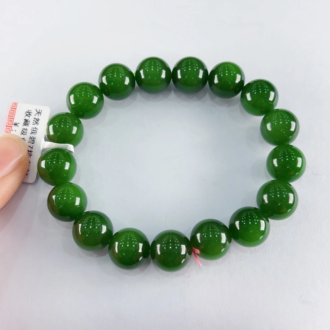 糯***米未镶嵌手链和田玉（碧玉）