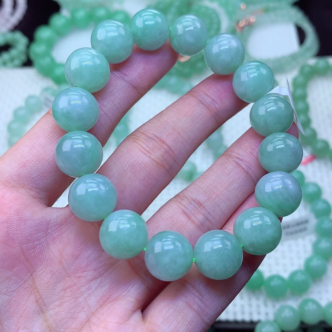 翡翠未镶嵌毛衣链