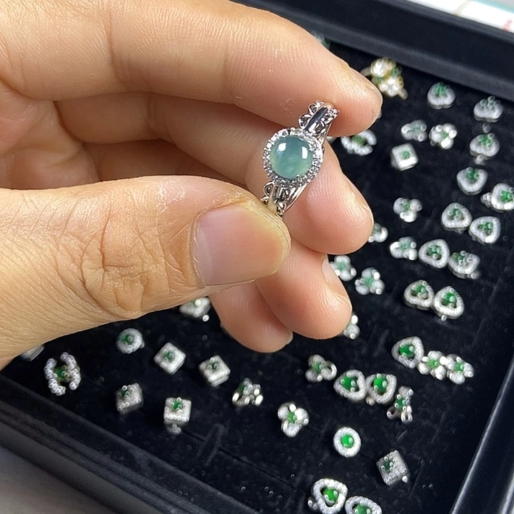 未镶嵌戒指翡翠天然A货翡翠