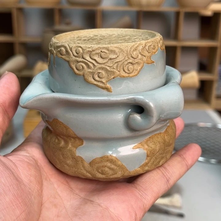 壶老段烧陶瓷茶器