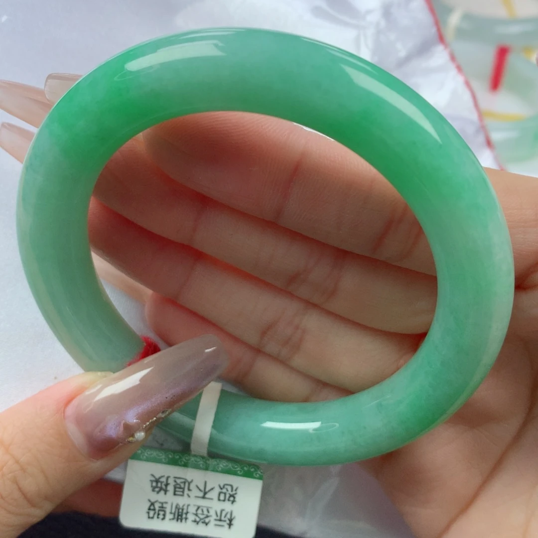 未镶嵌手镯翡翠缅甸天然翡翠A货56.8