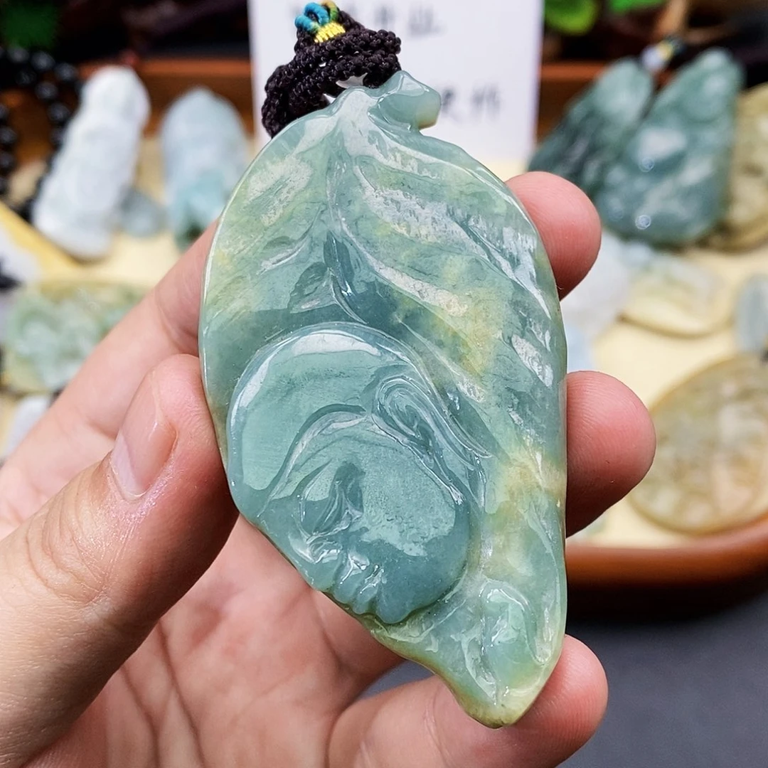 颈饰未镶嵌翡翠吊坠