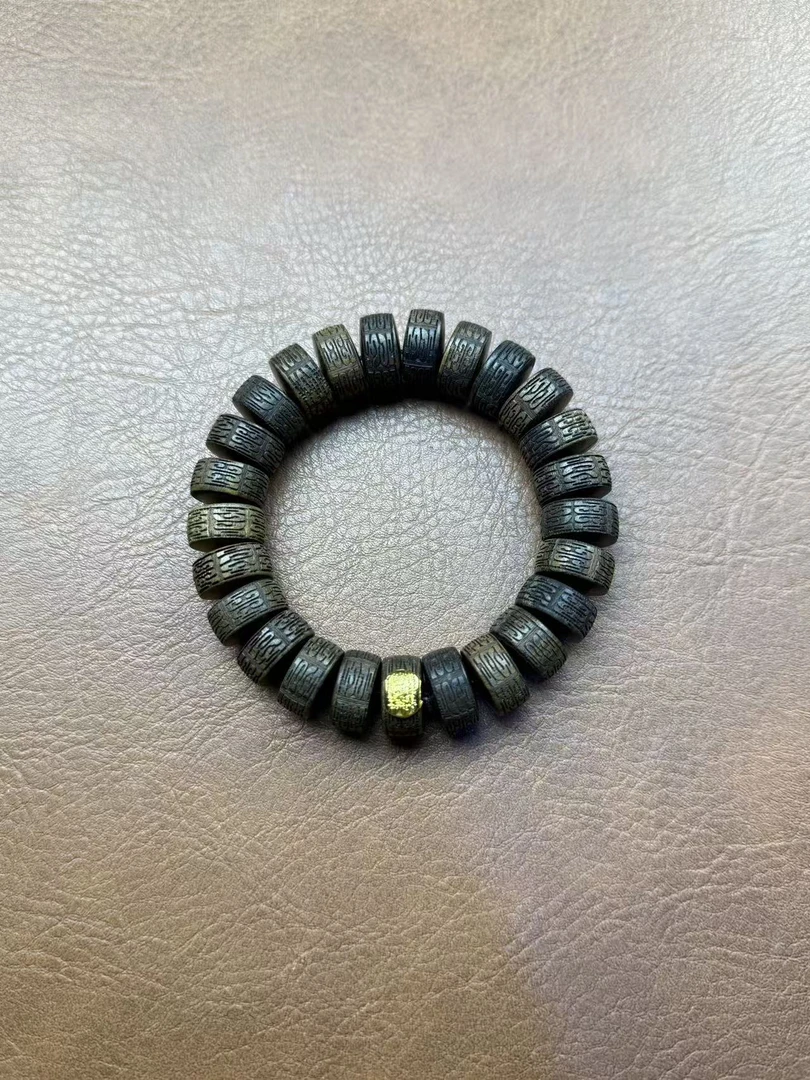 增香沉香木67 精品单圈手串（无礼盒）