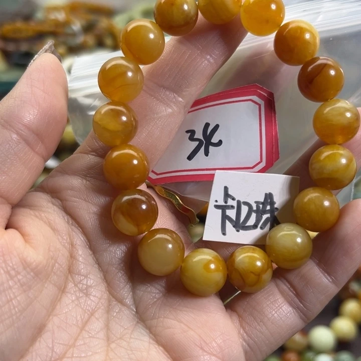 蛇纹石玉未镶嵌手链