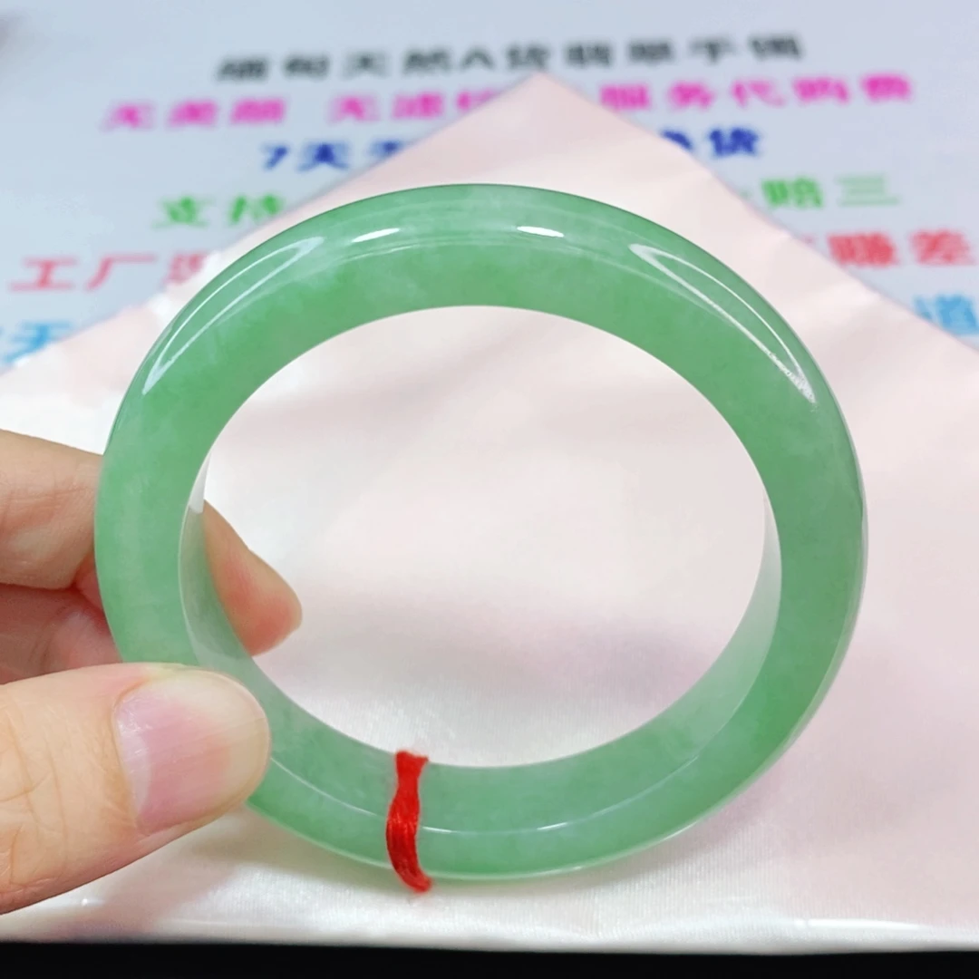 未镶嵌手镯翡翠56圈口正圈