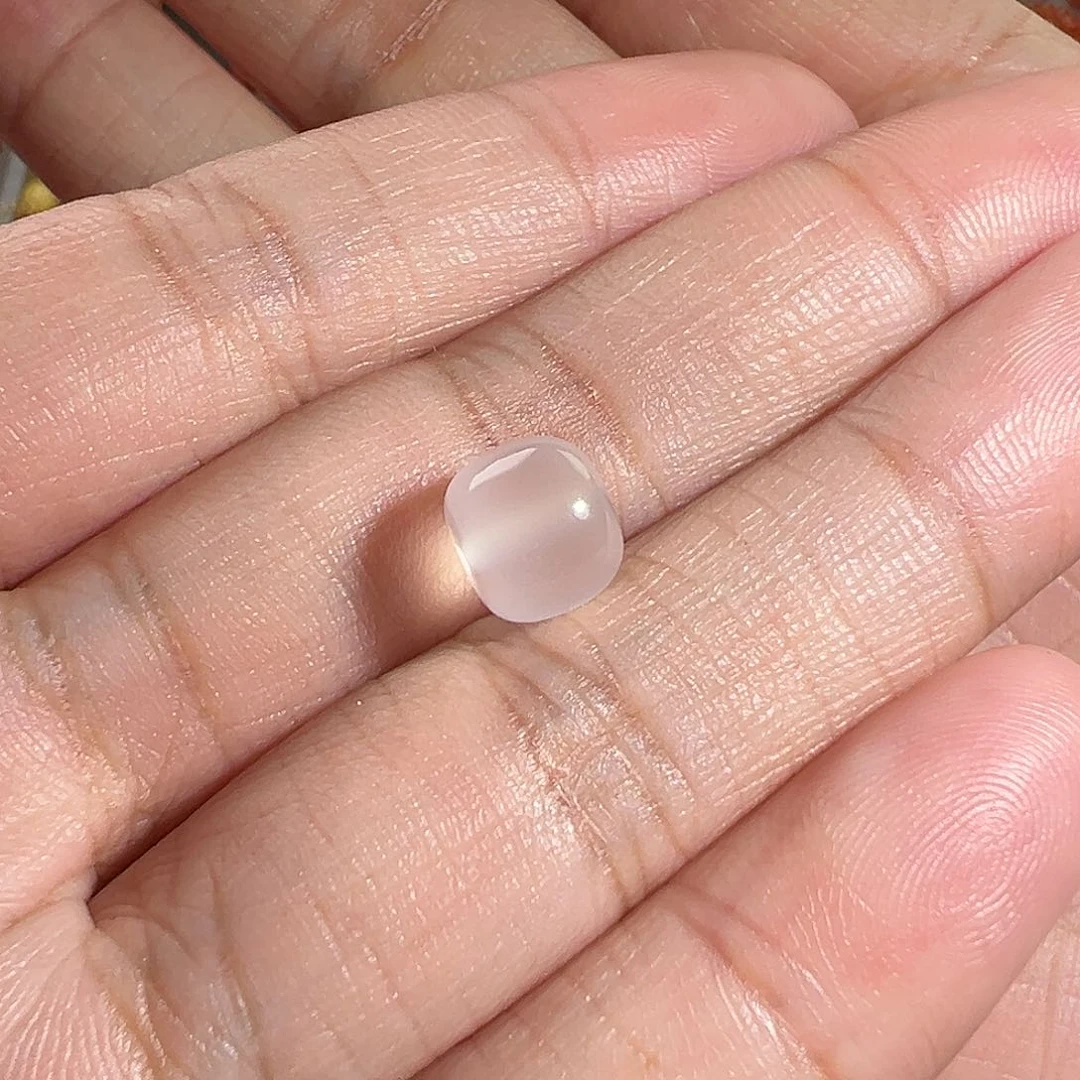 玛瑙/玉髓珠宝奇石未镶嵌旧**候川料荔枝冻老型珠