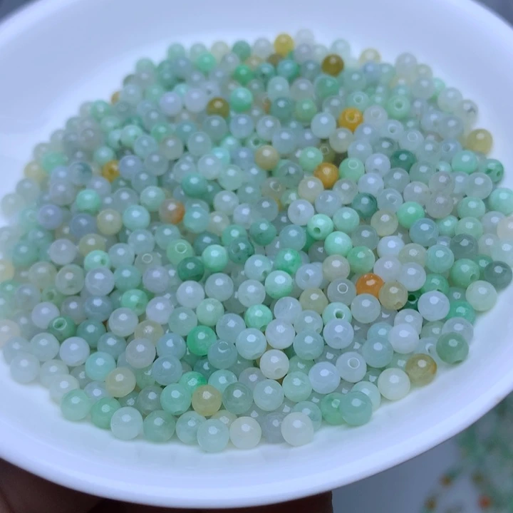 散珠翡翠卡3.8冰绿白100个