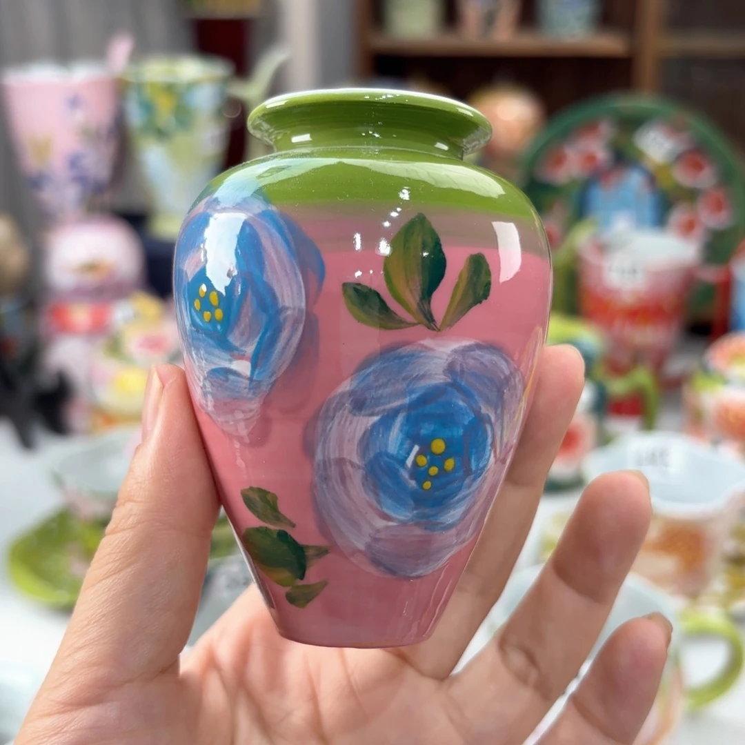 景德镇手绘高温釉下彩陶瓷茶具