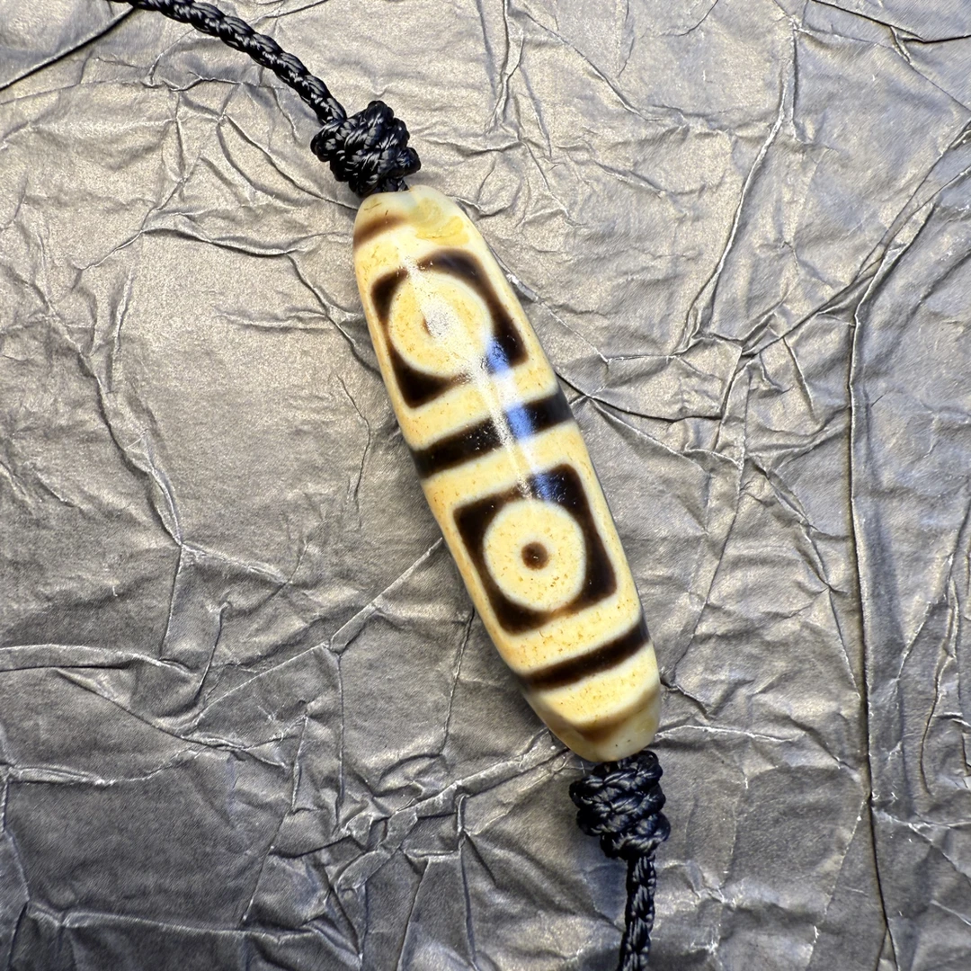 【藏纯珠宝】纯手工40mm地门4Y玛瑙吊坠孤品放漏