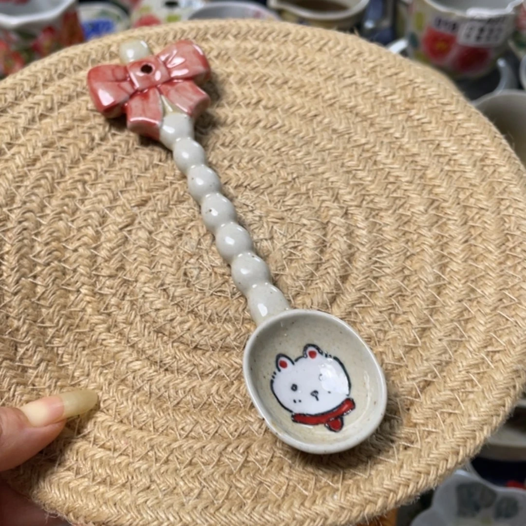 吃饭勺景德镇高温陶瓷8888