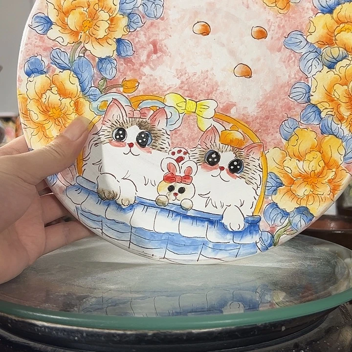 抹****景德镇幸运花盆手绘韩式花盆
