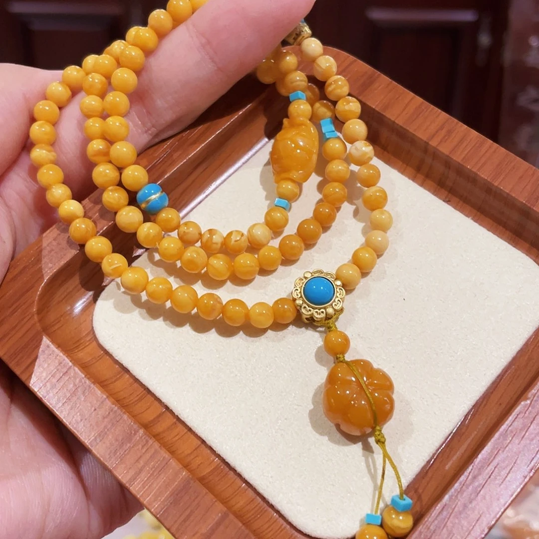 手链蜜蜡未镶嵌手串