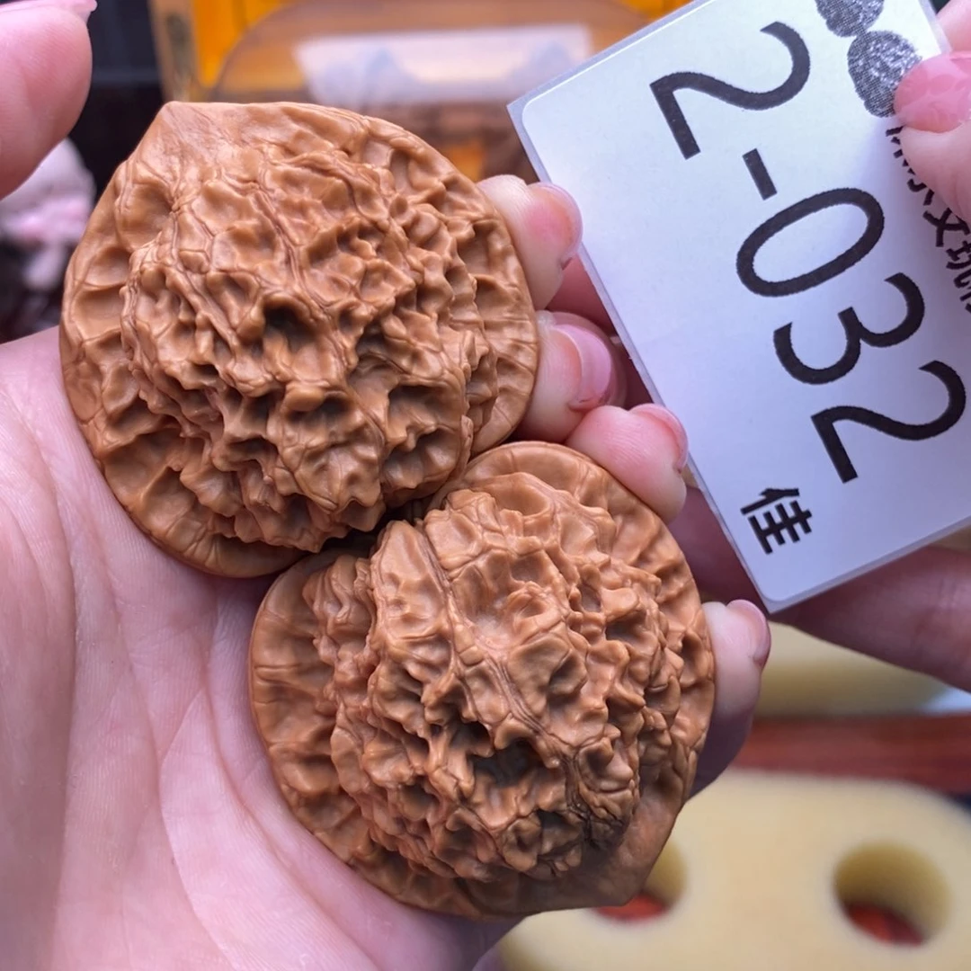 文玩核桃把件45官帽