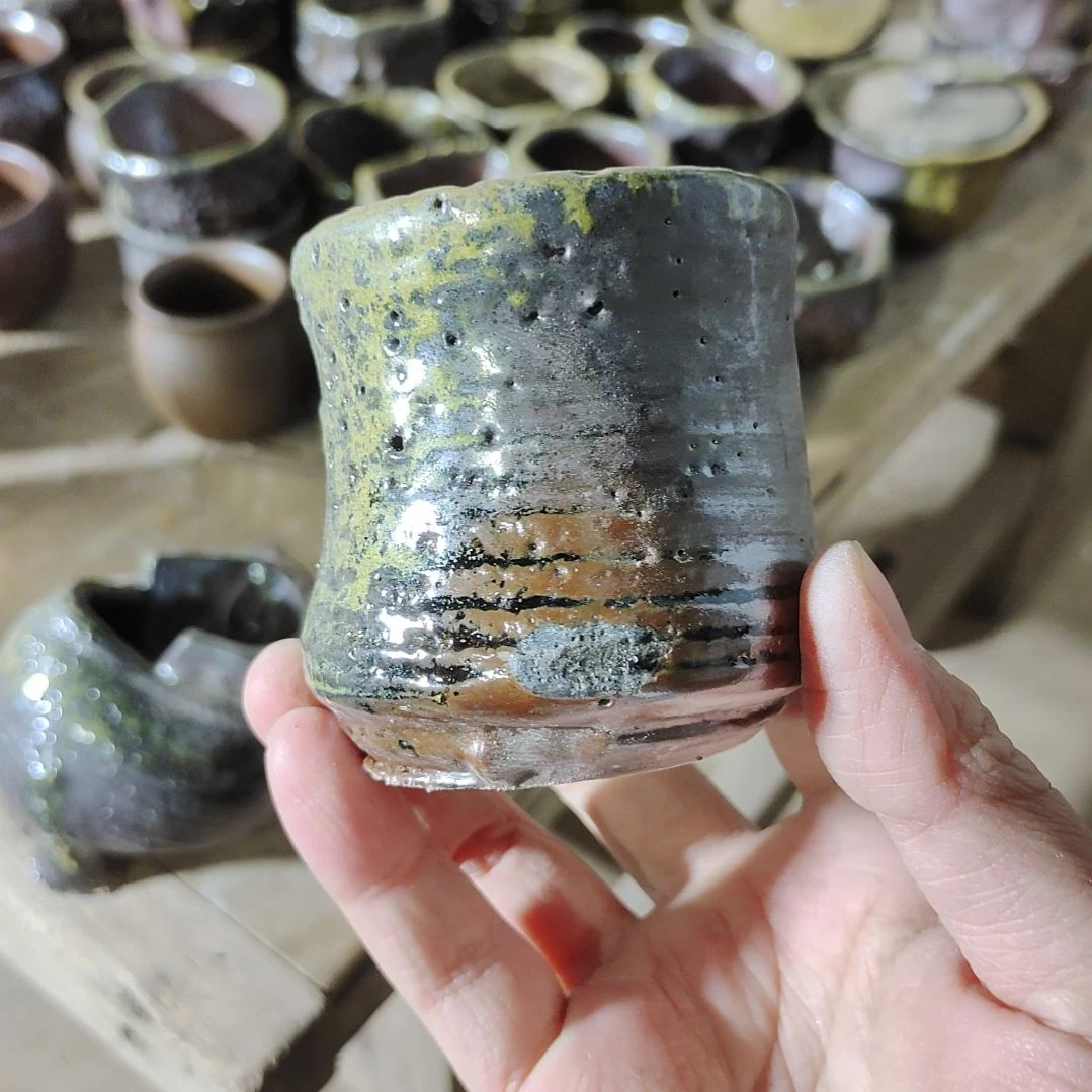 雨***3坭兴陶纯柴烧全手工茶杯