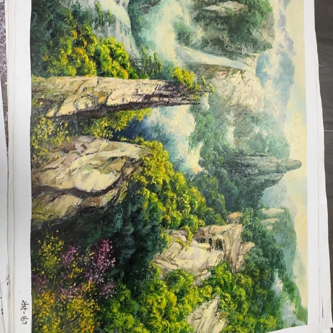 油画加油加油努力加油加油