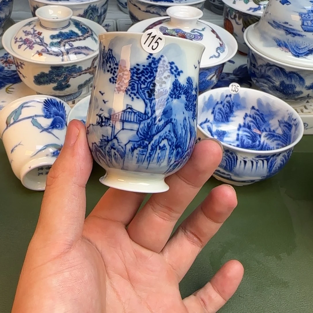 彦祖纯手工手绘茶具115