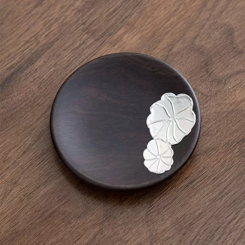 荷叶茶杯垫防烫茶杯托办公室隔热垫茶道杯垫高档功夫茶具配件