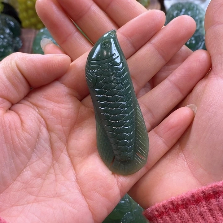 你***郑蛇纹石玉未镶嵌手把