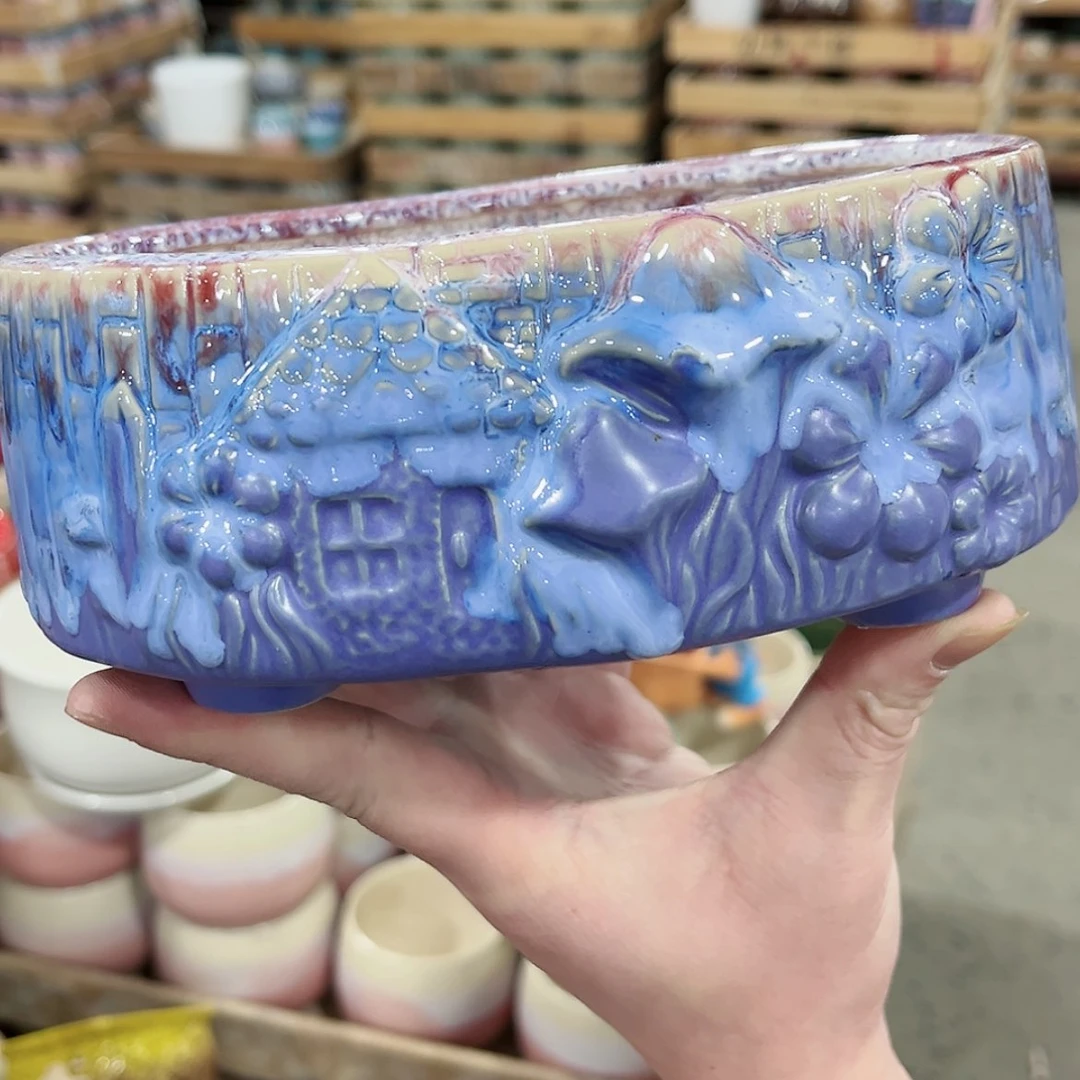 【闪购商品】陶瓷陶瓷多肉植物花盆