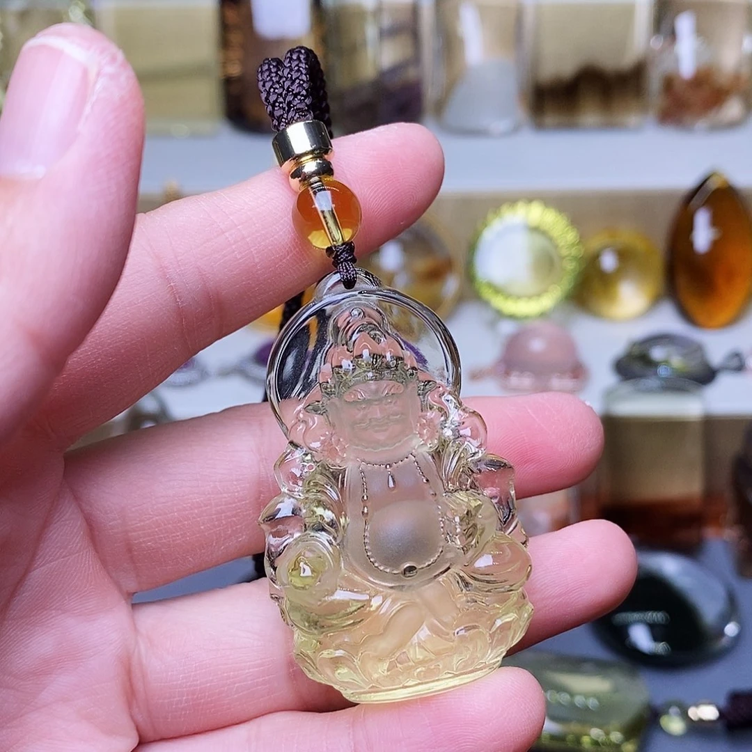 水晶水晶吊坠未镶嵌初*