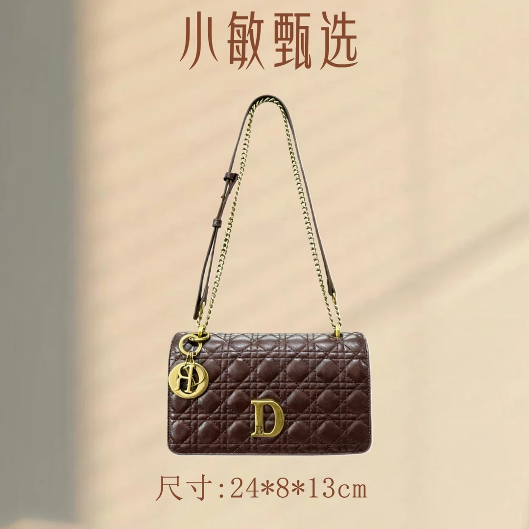 RAIN.CUN【小敏精选】SD-50268-复古咖简约大气新款女士手提包