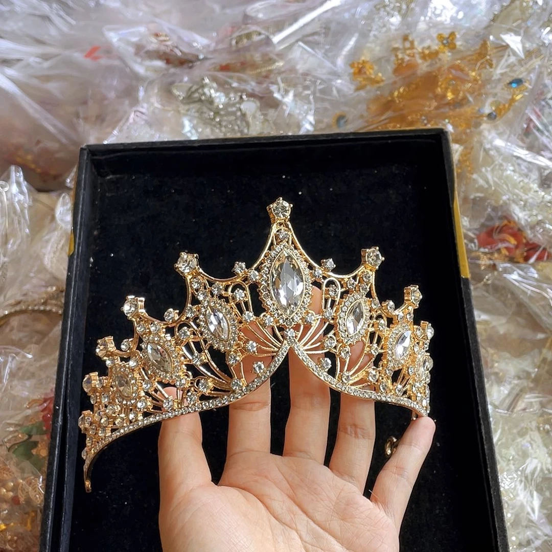 混合材质新娘头饰不退换不售后默认瑕疵