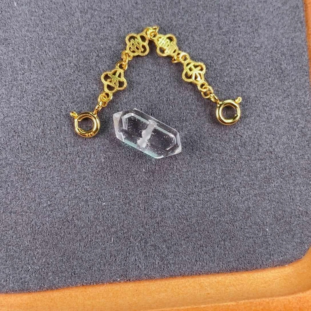 水晶珠宝半成品银S925镀金镶嵌