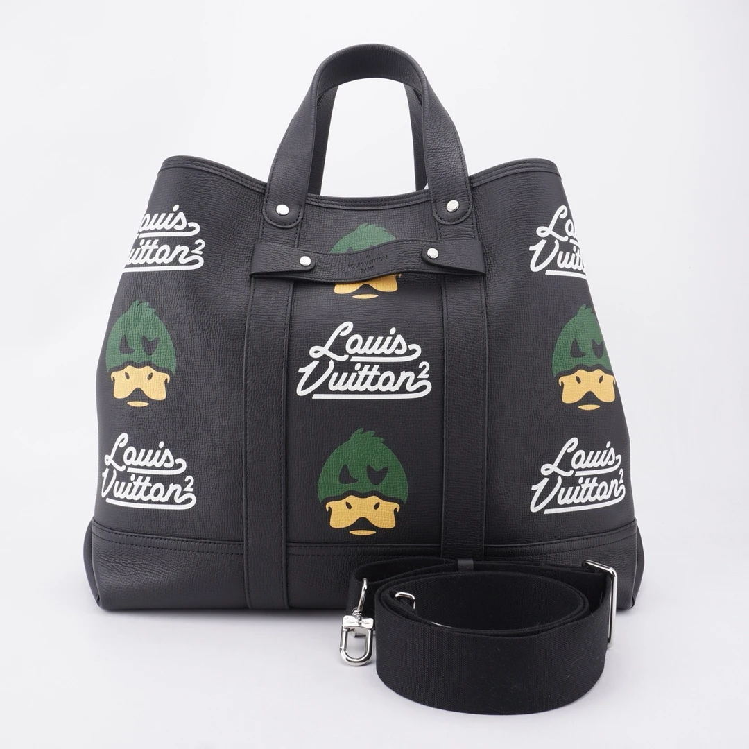 99新 LouisVuitton/路易威登  Nigo Tote Journe联名手提包 F614