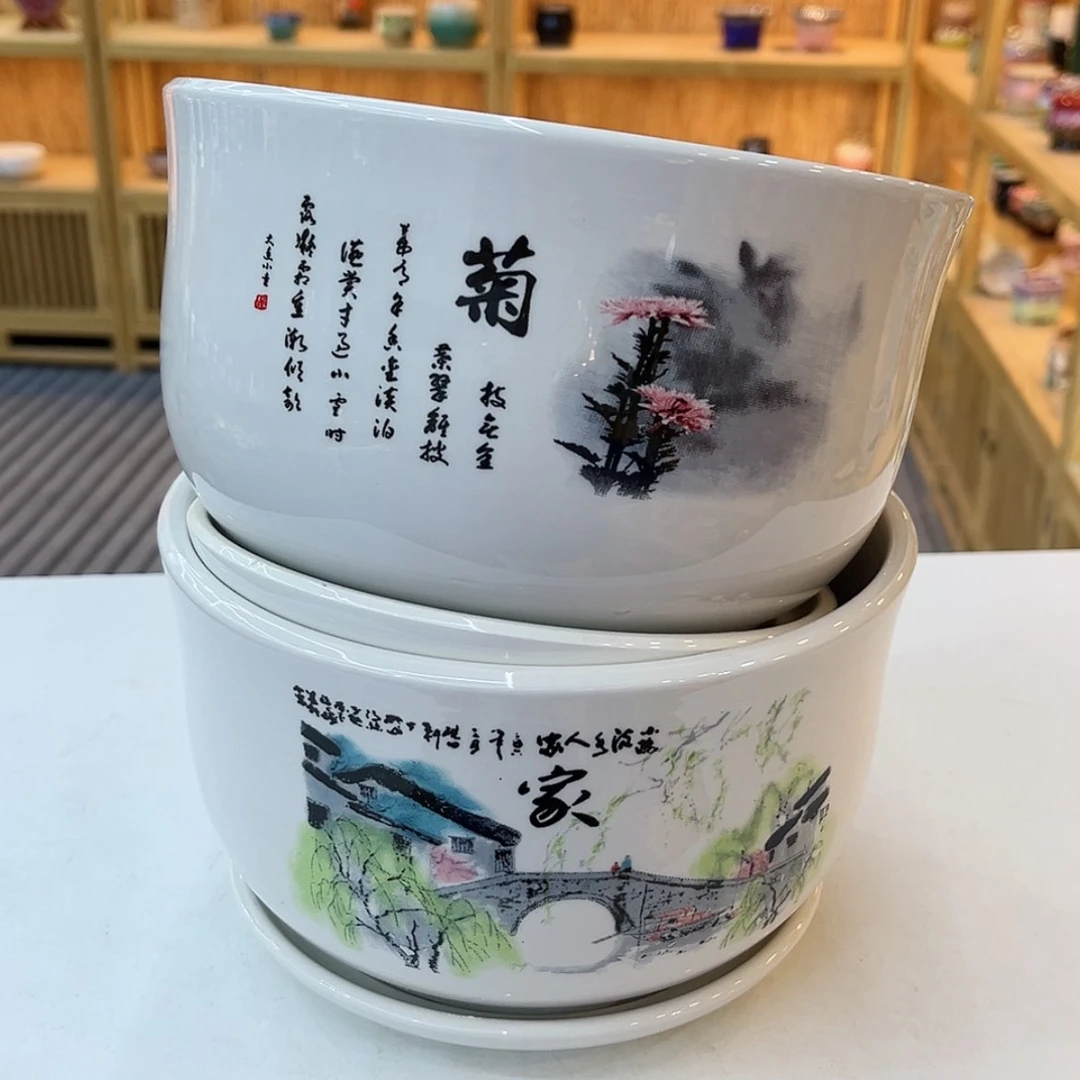 【闪购商品】陶瓷花盆