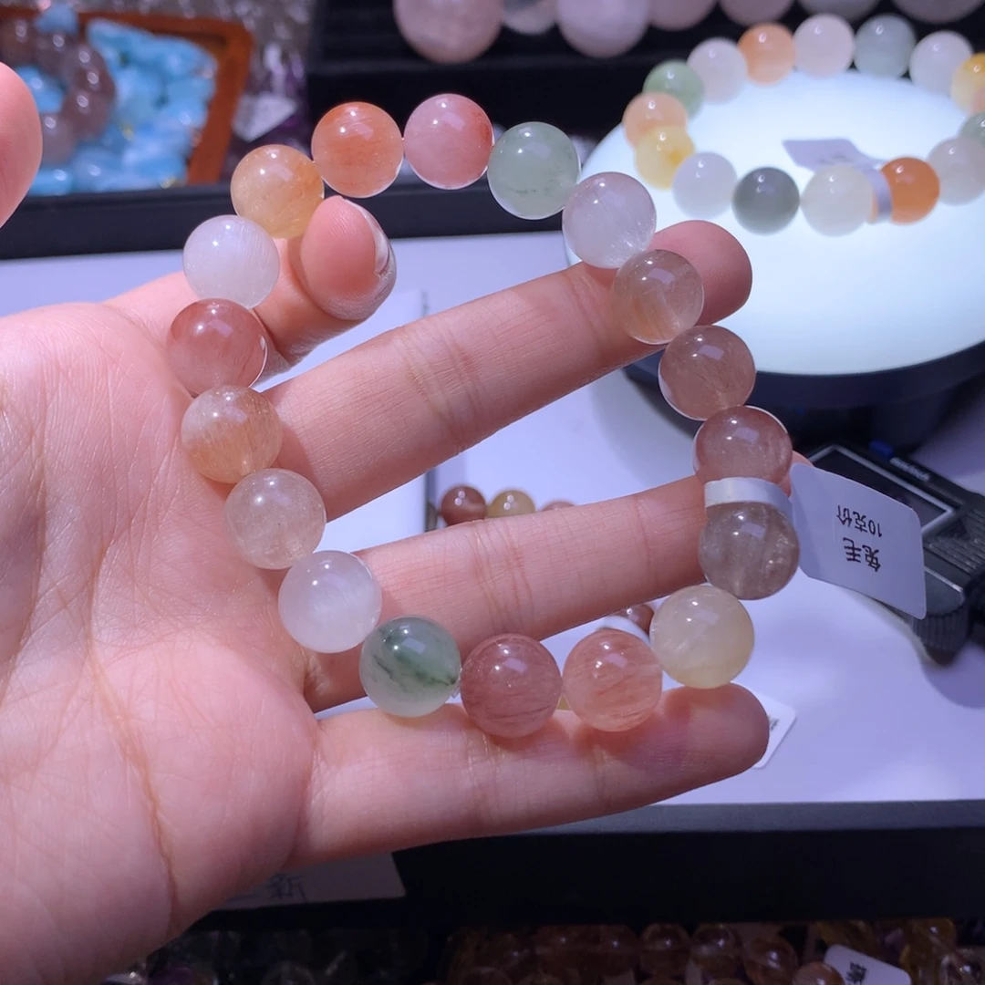 星***光未镶嵌手串水晶兔毛