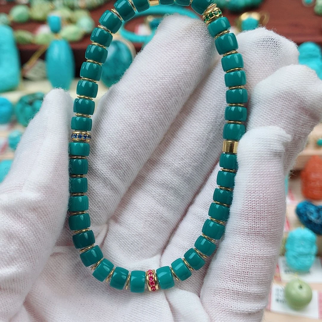 绿松石未镶嵌珠宝半成品