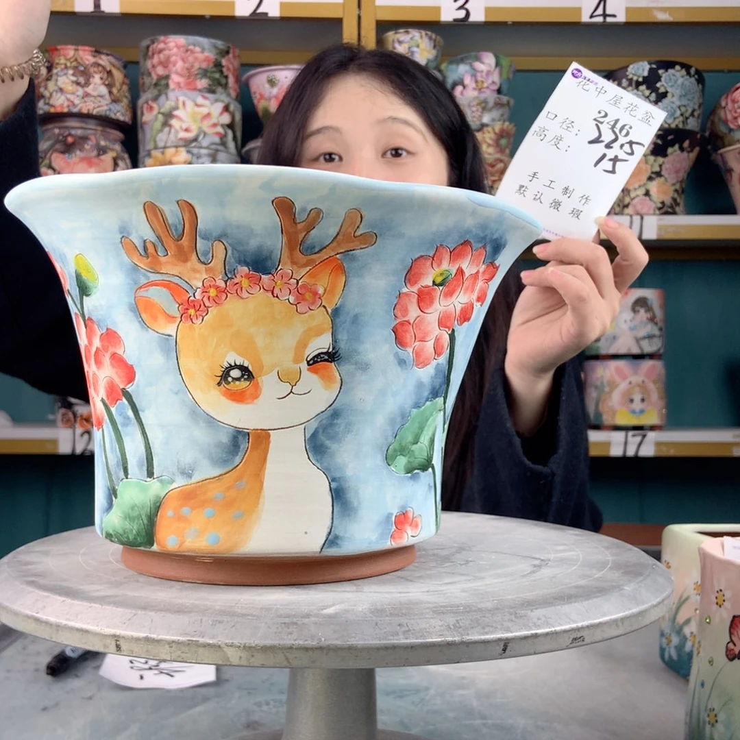 罐景德镇手工瑕疵246