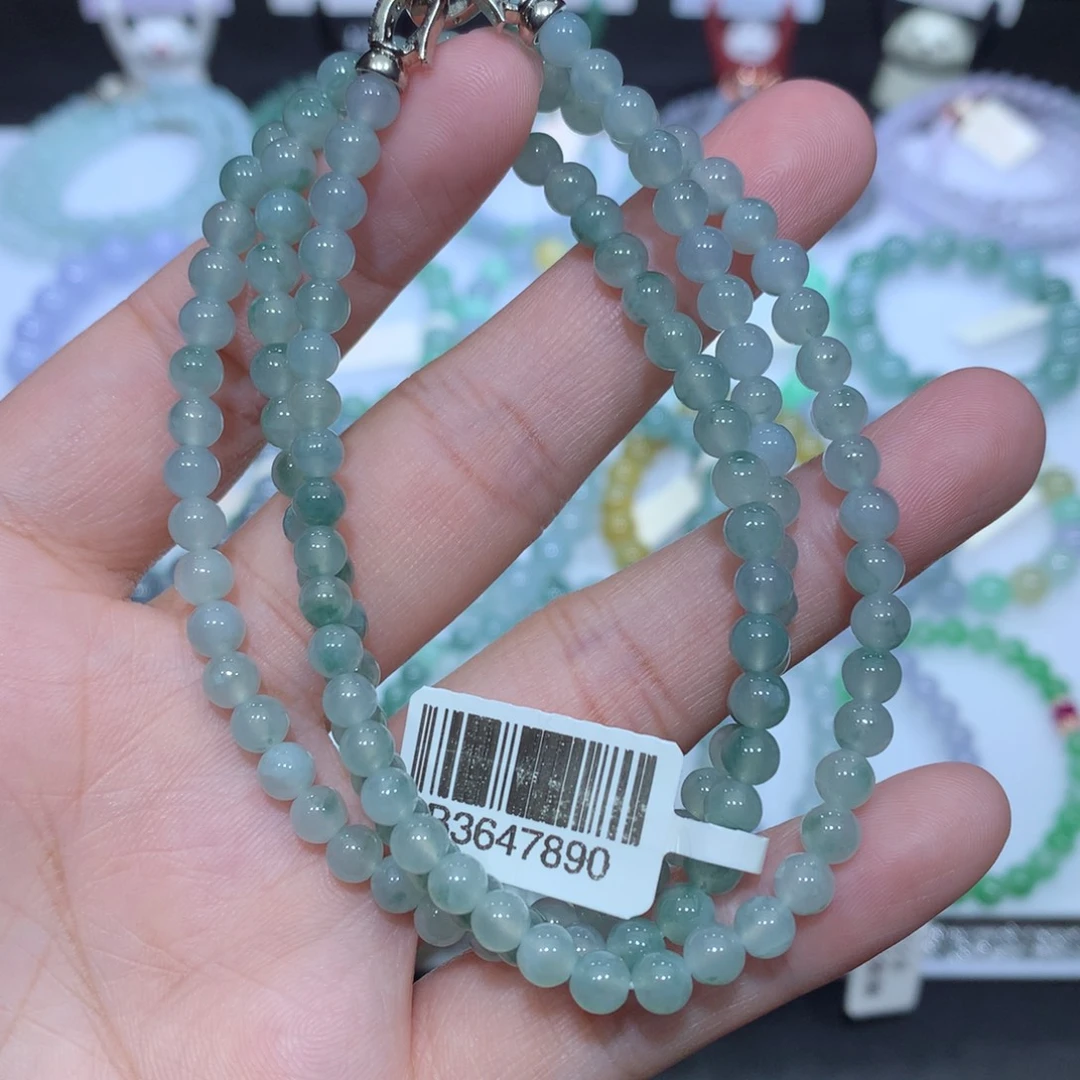 翡翠未镶嵌手串天然