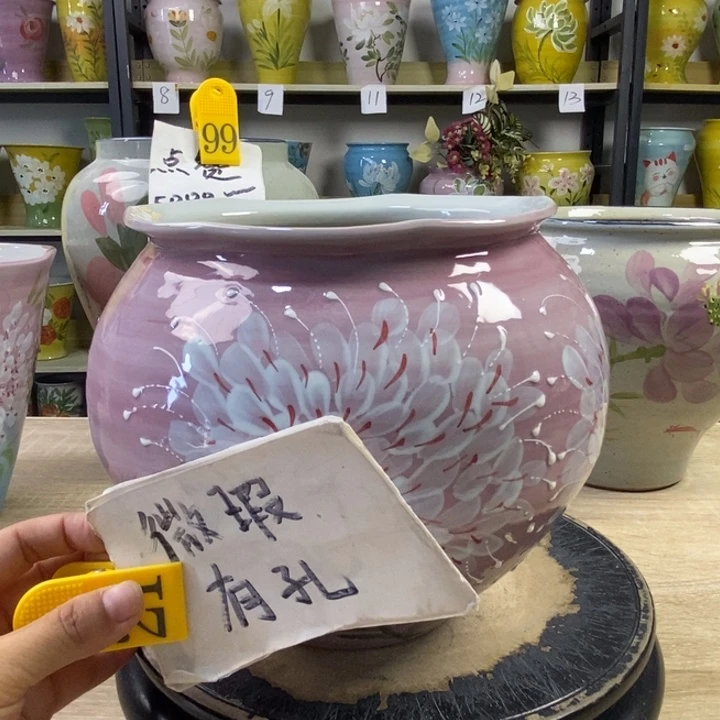 景德镇高温陶瓷花盆