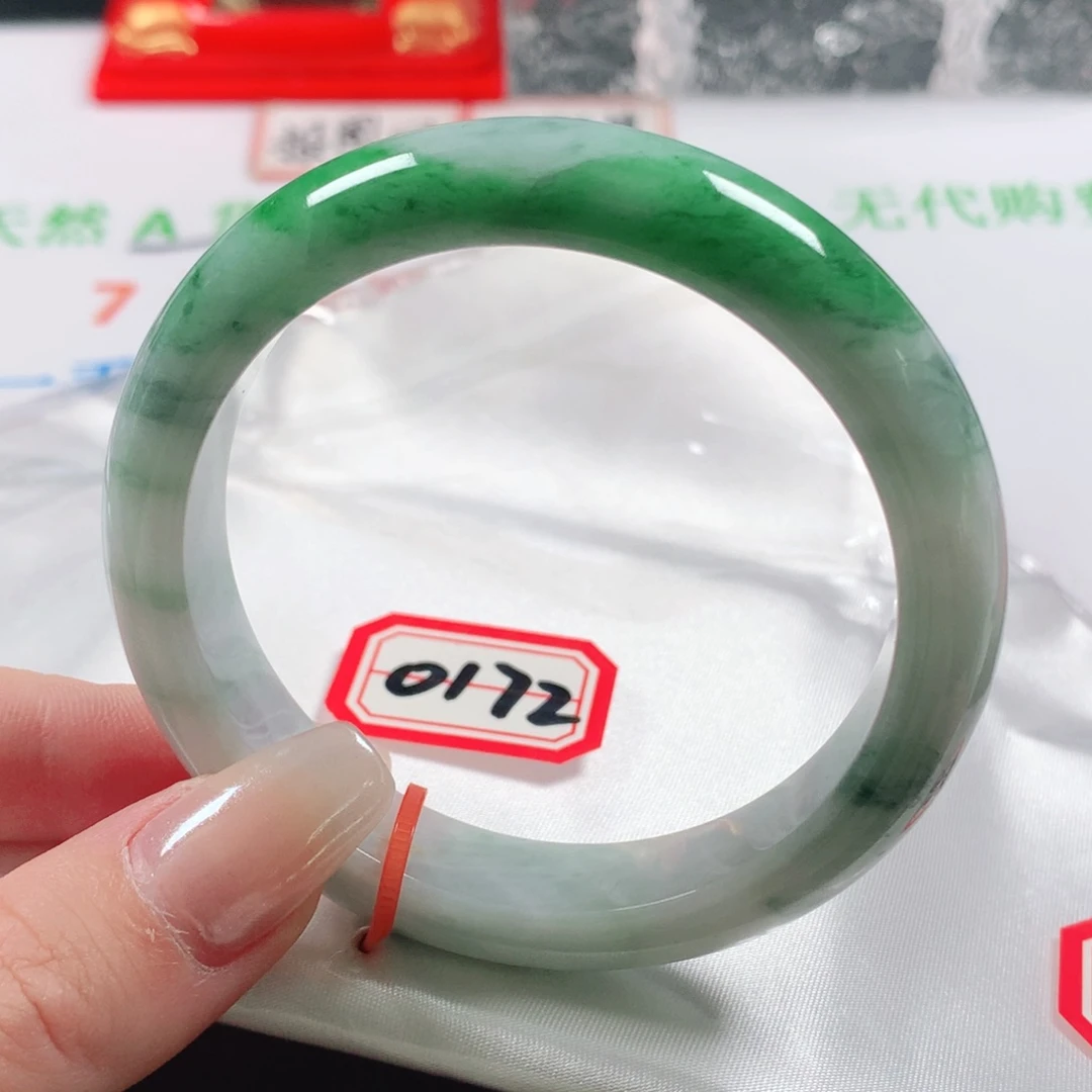 未镶嵌手镯翡翠天然翡翠手镯0172