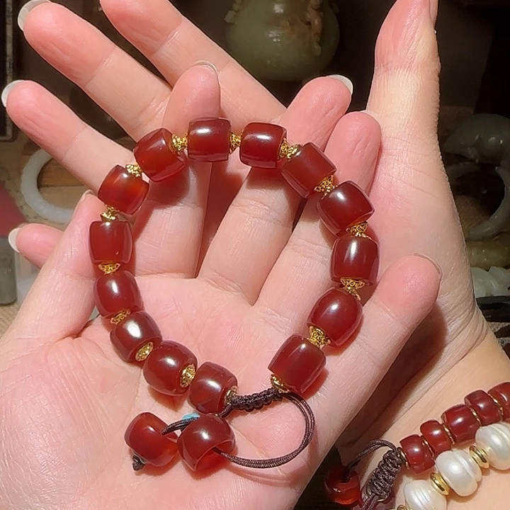 达***轩玛瑙/玉髓未镶嵌手链