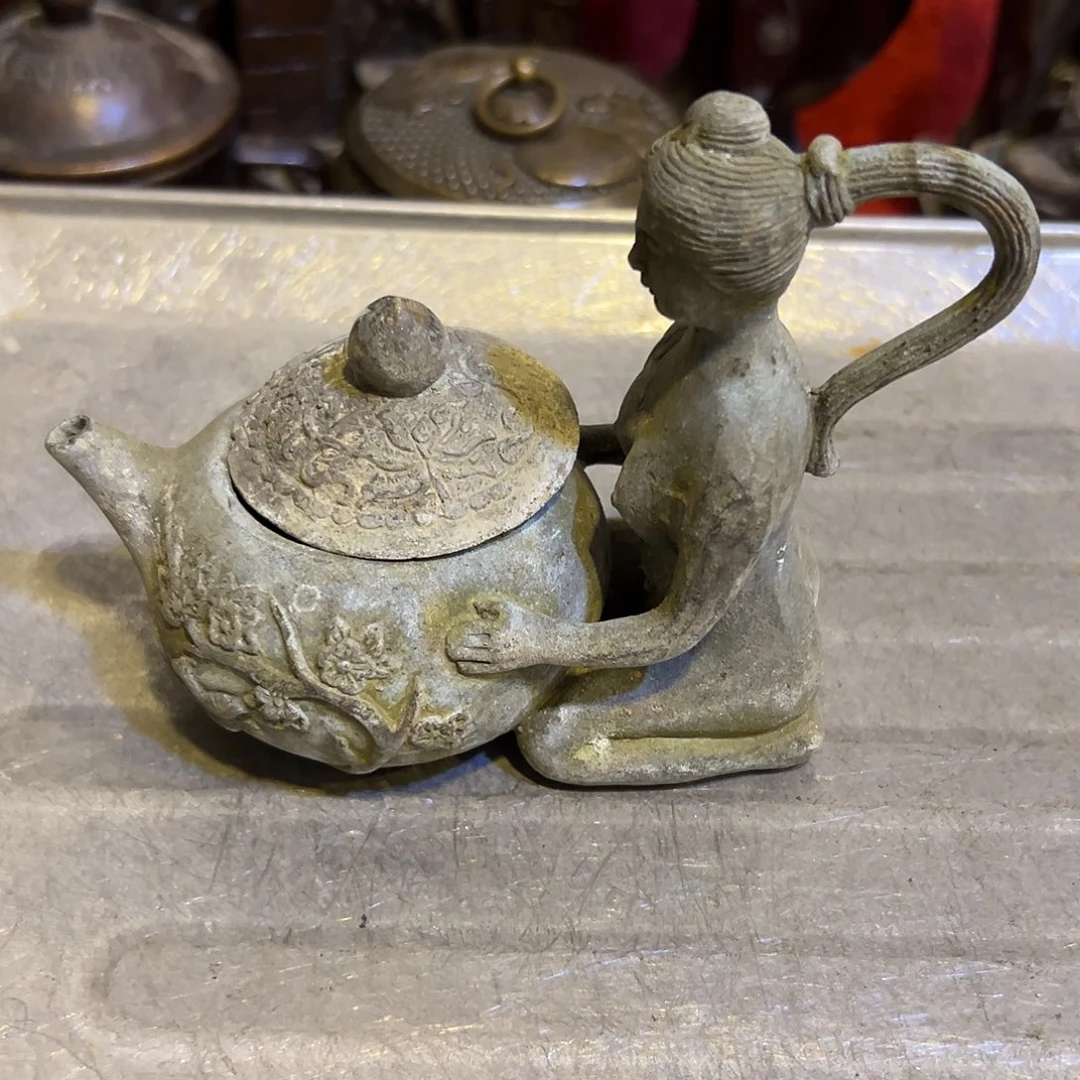 黄铜摆件，文房摆件